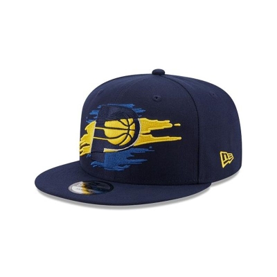 Indiana Pacers Gorra | New Era NBA Logo Tear 9fifty Snapback Cap Mexico - Azules